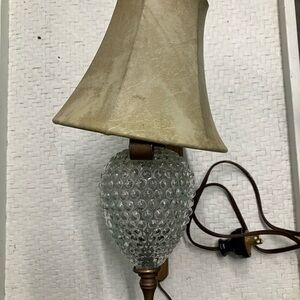 Vintage Wall  Lamp Sconce with Cream Shade